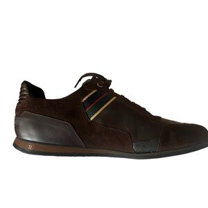 GUCCI Men’s Sneakers, size 13G, Espresso LowTop, Signat Web